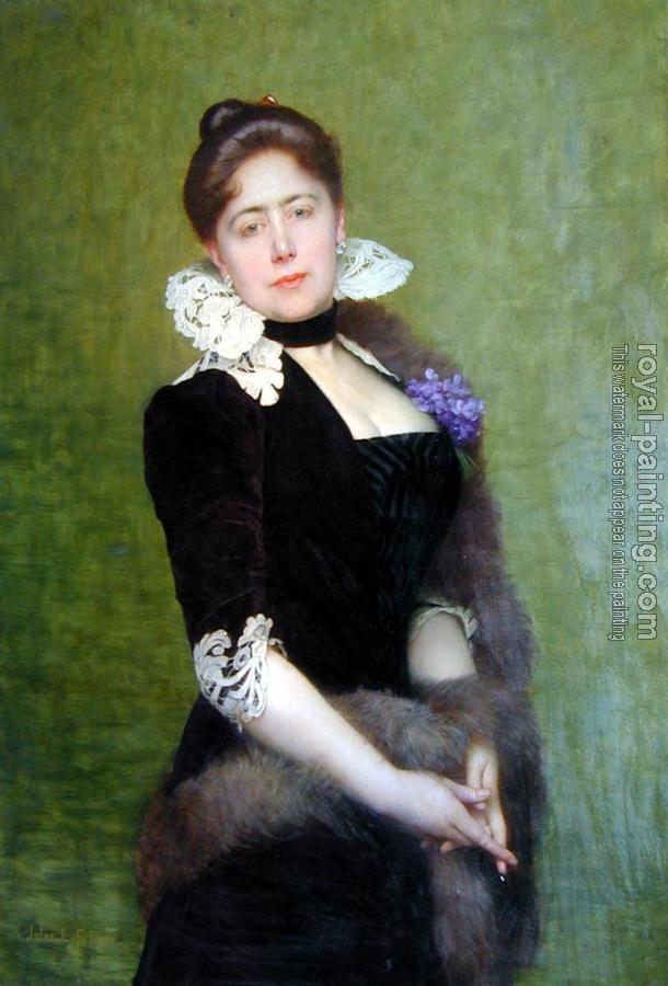 Jules Joseph Lefebvre : Portrait of a Lady
